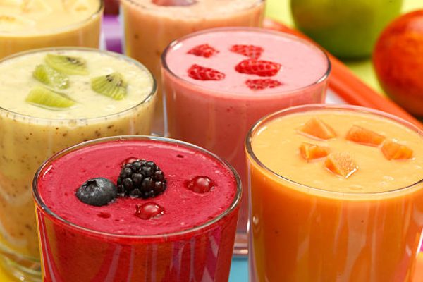 Fresh fruit smoothies